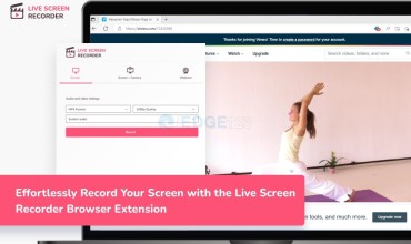 Live Screen Recorder 录屏插件 录制电脑桌面和浏览器标签页