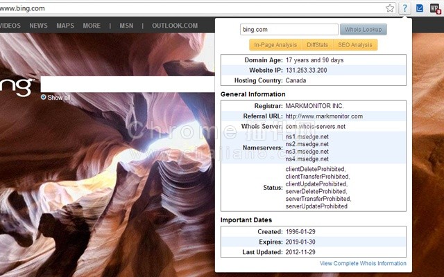 WebRank Whois Lookup