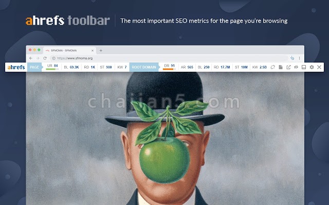 Ahrefs SEO Toolbar v3.0.7（网站分析工具）