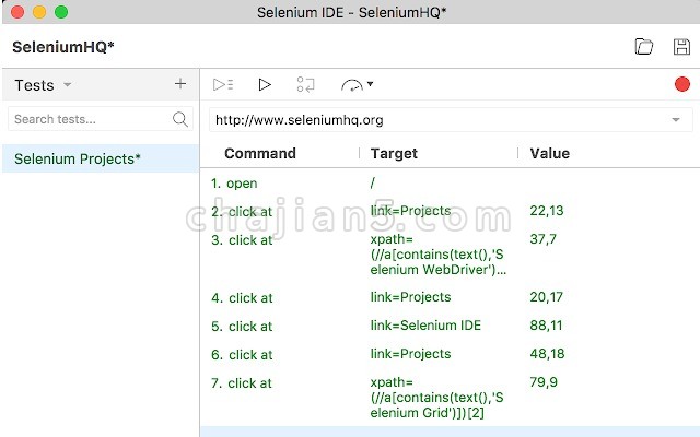 Selenium IDE v3.17.2（WEB自动化工具）