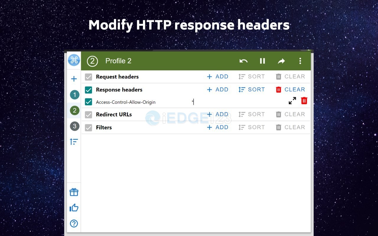 ModHeader v4.3.7（修改HTTP 响应头的工具）
