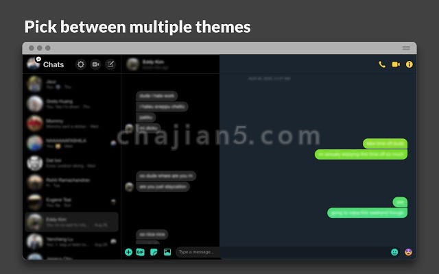 Charcoal Dark Mode for Messenger v1.4.2.0（Messenger 开启护眼模式）