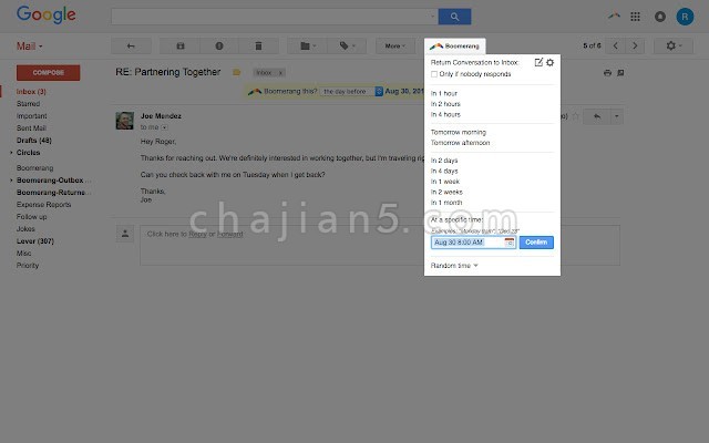 Boomerang for Gmail