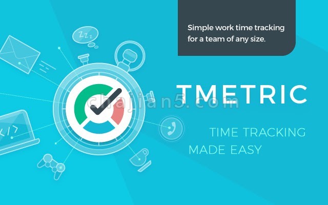 TMetric v4.4.2（在网页上花的时间跟踪统计）