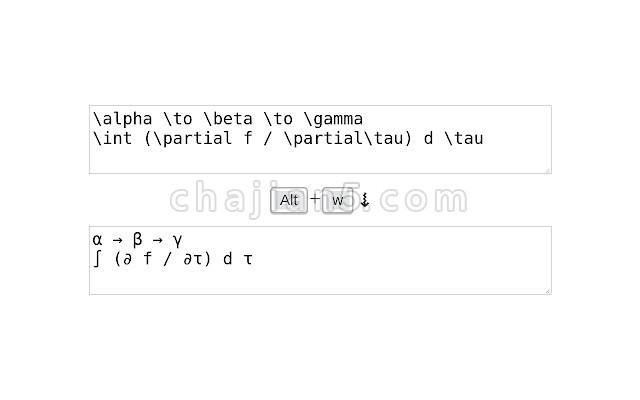 TeX to Unicode v1.6.1.0（将数学公式转换成Unicode字符）