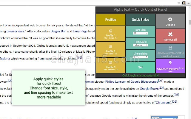 AlphaText 增强网页文本的易读性