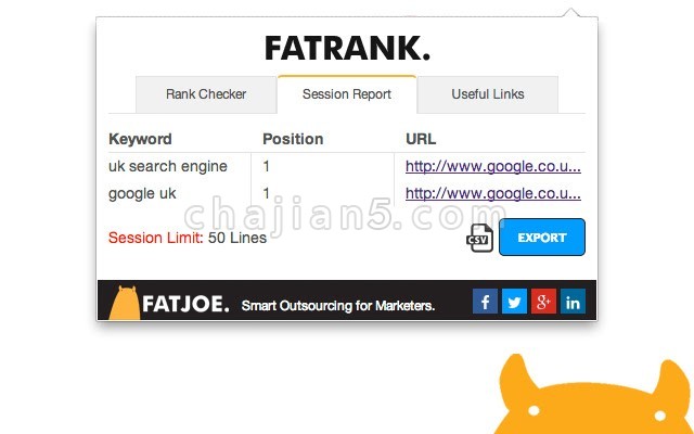 FATRANK v2.1.3.0（查看关键词在谷歌bing的搜索排名）