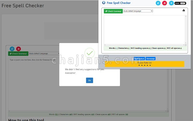 Free Spell Checker for Google Chrome™ v3.0.0.0（语法拼写检查插件）
