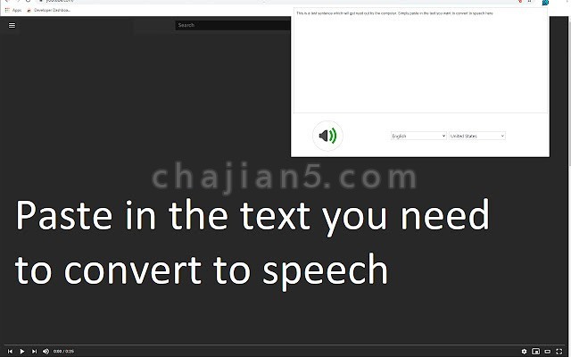 Text to Speech for Google Chrome™