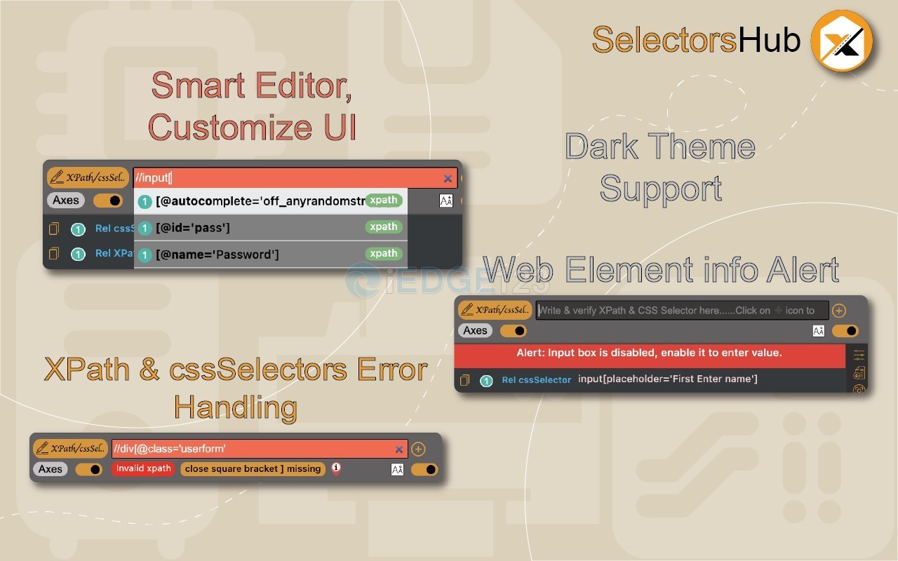 SelectorsHub v4.5.5.0（ CSS Selectors插件）