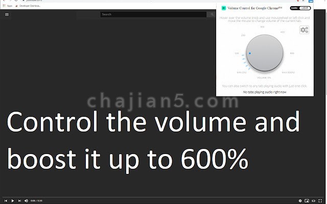 Volume Control for Google Chrome™