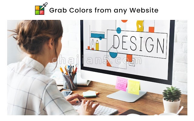 Color Picker for Chrome™ 在网页上拾取颜色 获取颜色HEX/RGB代码