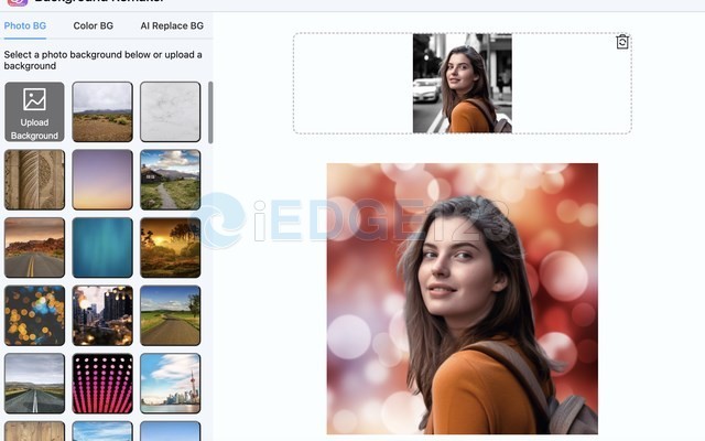 在线抠图工具 使用AI技术去除图片背景/替换背景