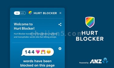 Hurt Blocker 把网页上伤人的话语转化成欢乐表情