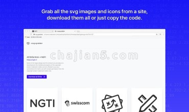 Svg-grabber帮助你快速浏览和下载一个网站所有的SVG