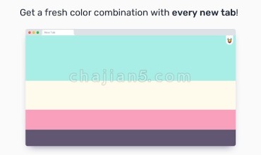 Color Tab 打开新建标签页不同的背景颜色