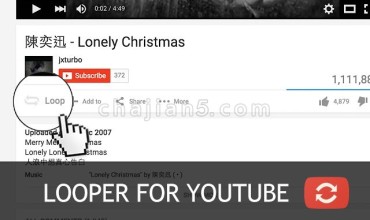 Looper for YouTube 自动重播YouTube视频