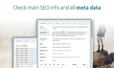 SEO META in 1 CLICK分析网站的标题，描述，关键词，图像，链接