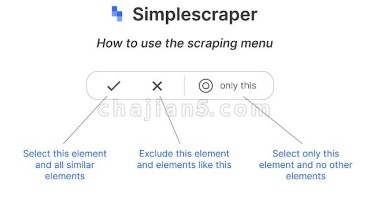 Simplescraper 一个免费的网页数据采集插件