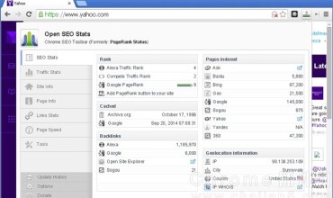 Chrome SEO工具条 Open SEO Stats(曾用名: PageRank Status)