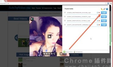 Flash Video Downloader检测网页视频并提供下载