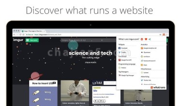 用WhatRuns查看网站使用的技术框架和第三方服务
