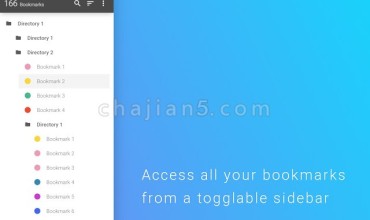 Bookmark Sidebar侧边栏书签/收藏夹插件