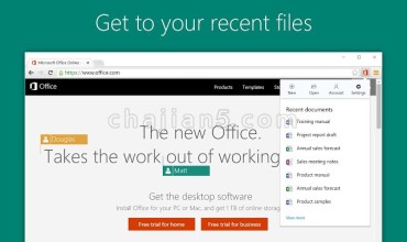 微软Office Chrome扩展方便在浏览器中查看、编辑和创建文档