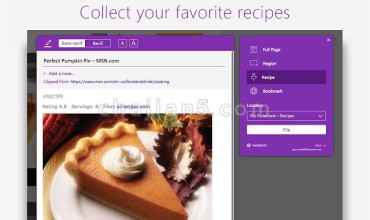 OneNote Web Clipper可将网络上的任何内容保存到 OneNote