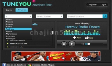 TuneYou Radio“无线电”广播收音机插件-倾听来自中国和来自世界各地超过50,000个电台