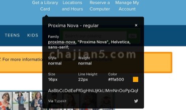 WhatFont 识别网页字体 看看网站用了什么字体