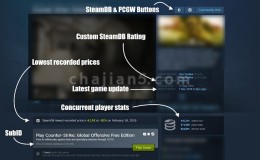 STEAM游戏平台数据库插件Steam Database
