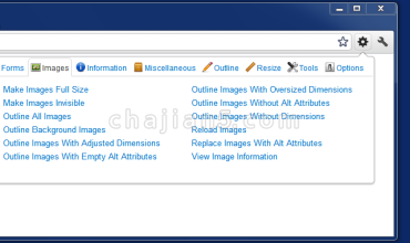 Web Developer将各种web开发工具按钮添加到浏览器