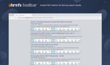 Ahrefs SEO Toolbar 强大的SEO工具之一