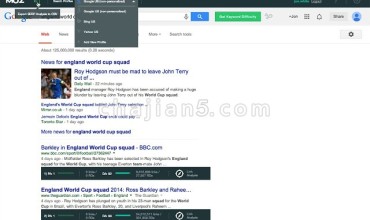 MozBar Chrome一体化SEO工具栏