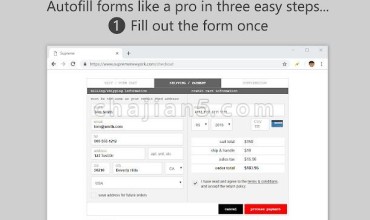 Autofill 表格自动填充