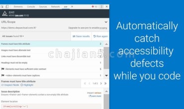 axe - Web Accessibility Testing 开发者辅助功能检查器