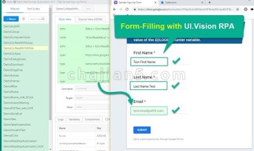UI.Vision RPA 浏览器自动化工具