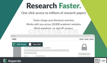 Kopernio - powered by Web of Science(EndNote )学术期刊全文文献获取