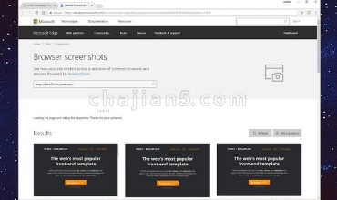 Multi-browser Screenshots测试网站在常见浏览器/设备下的效果