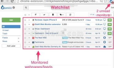 Distill Web Monitor 跟踪网站变化 可短信邮件提醒