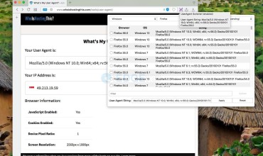 User-Agent Switcher and Manager 切换用户代理(User-Agent或UA)