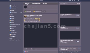 Color Changer for Facebook 为Facebook定制喜欢的颜色界面