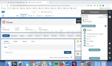 Lead411 Chrome Extension