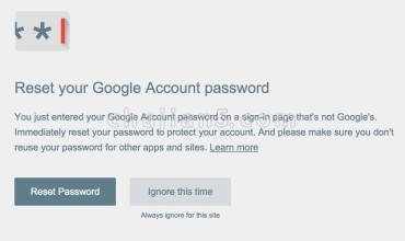 Password Alert 密码防护警示