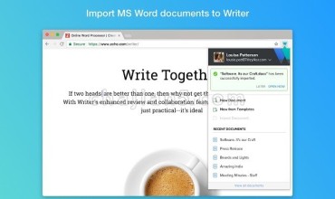 Writer - Extension & Clipper从任何选项卡创建,访问和编辑Writer文档