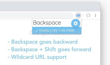 Backspace Should Go Back恢复Backspace键以返回上一页功能
