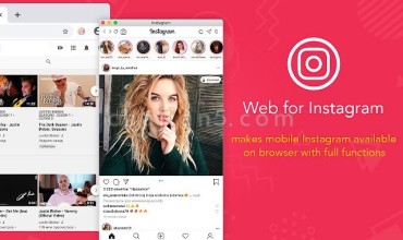 Web for Instagram 在电脑浏览器上使用Instagram