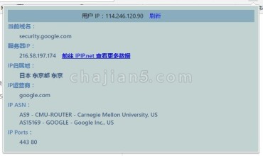 网站 IP 信息查询