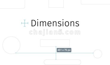 Dimensions 前端开发设计师工具 页面元素pixel尺寸测量
